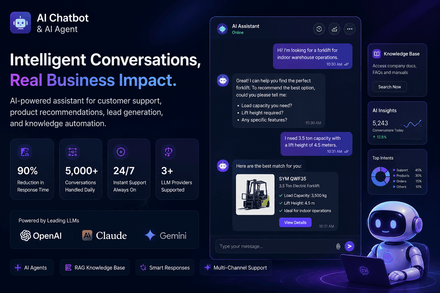 AI Chatbot & AI Agent